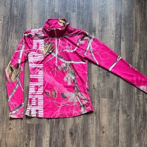 Women's M Realtree Pink Camo Long Sleeve Thermal Shirt